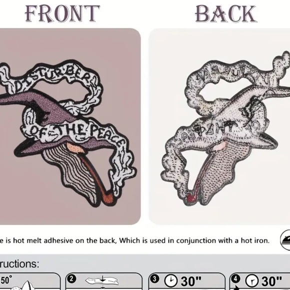 Wizard Hat Embroidered Patch - Picture 3 of 9